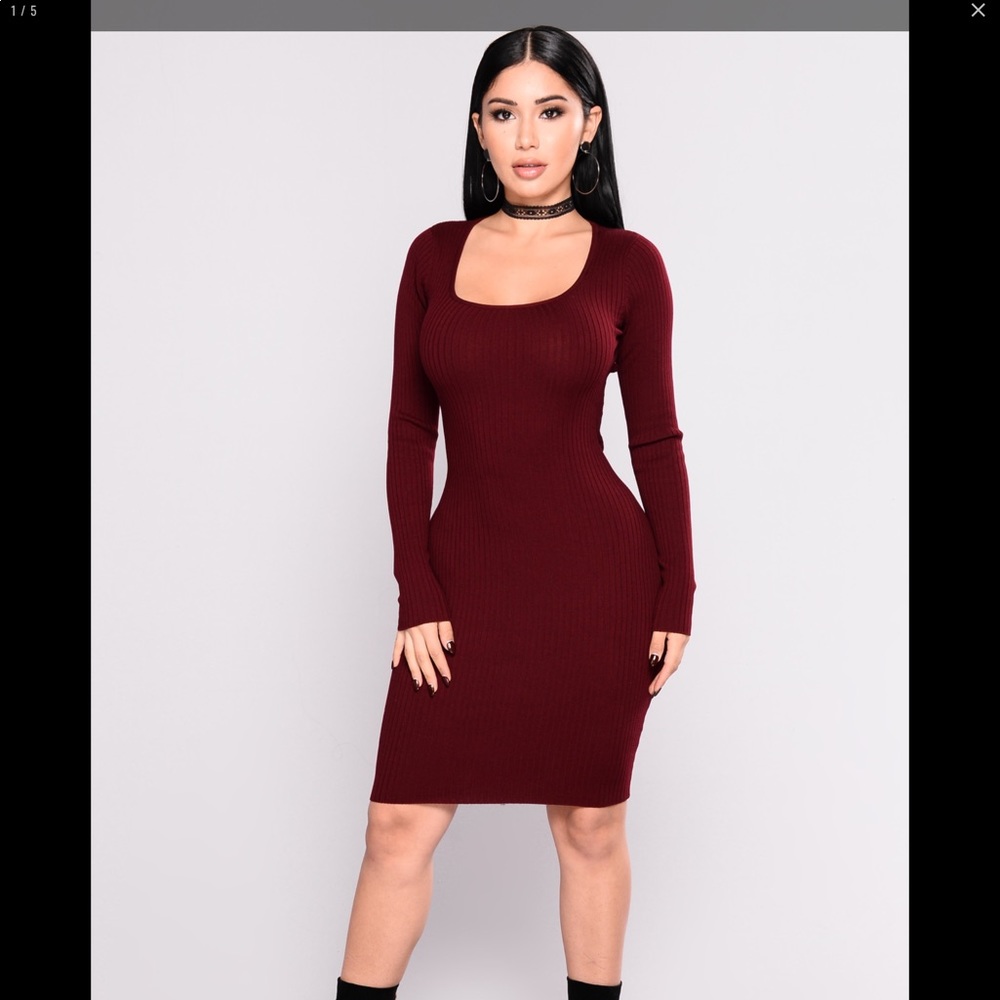 Cross back Knit dress